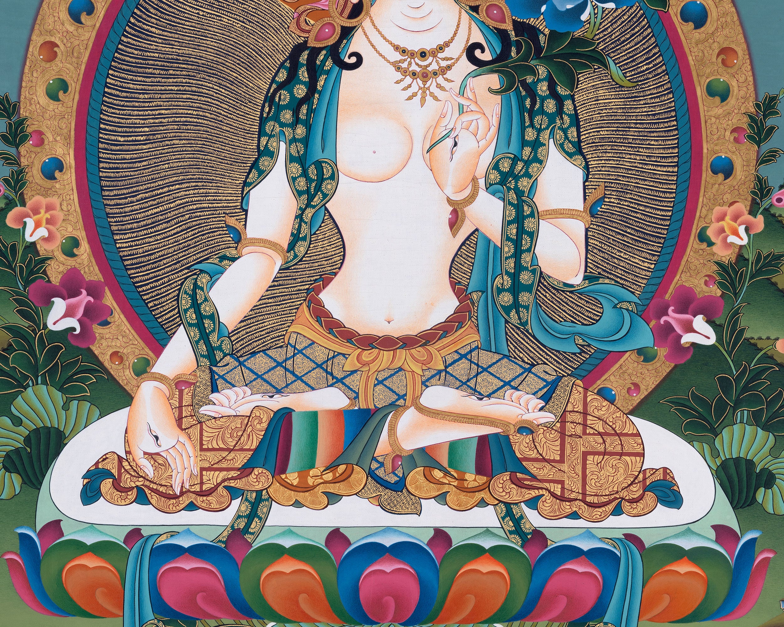 Ma Sita Tara Thangka | White Tara, Goddess of Longevity