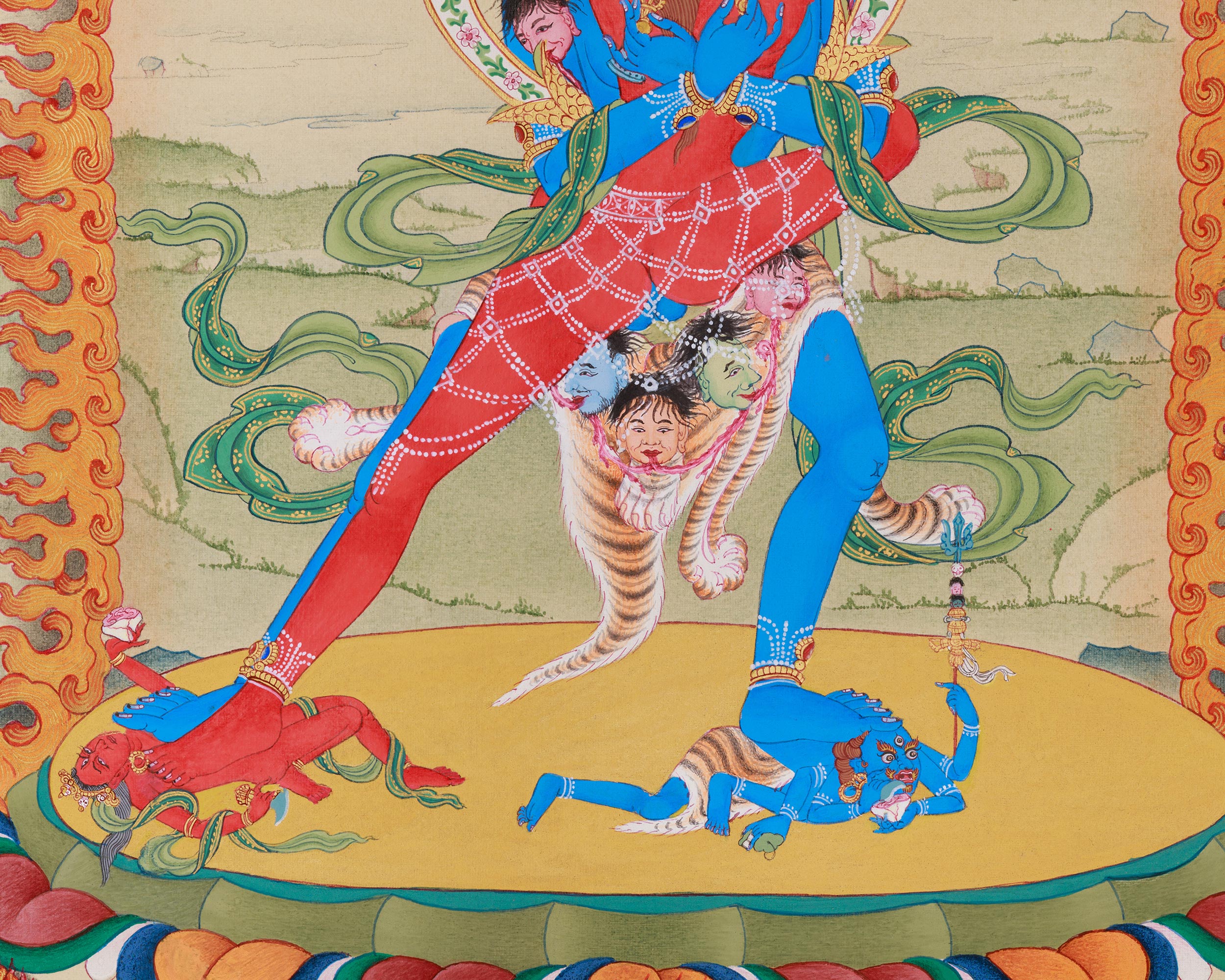 Buddhist Tantric Deity Chakrasamvara | Wheel of Supreme Bliss