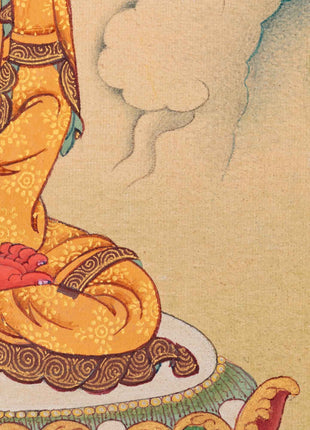 Namo Amitabha's Blessings In Thangka Painting | Buddha of Infinite Light | Inspiring Devotion in Art