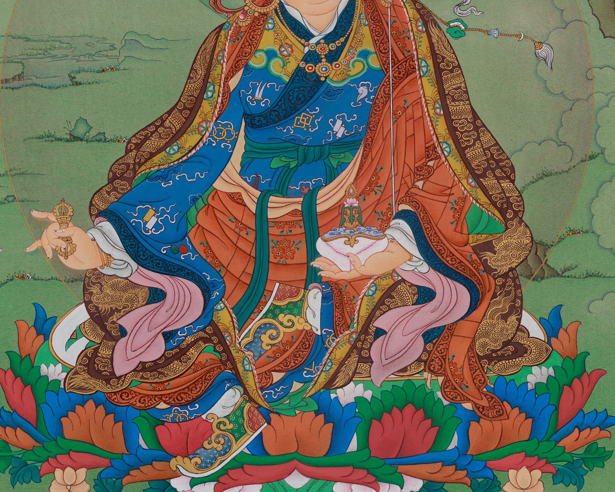 Buddhist Guru Rinpoche Artwork | Spiritual Transformation | Sacred Art