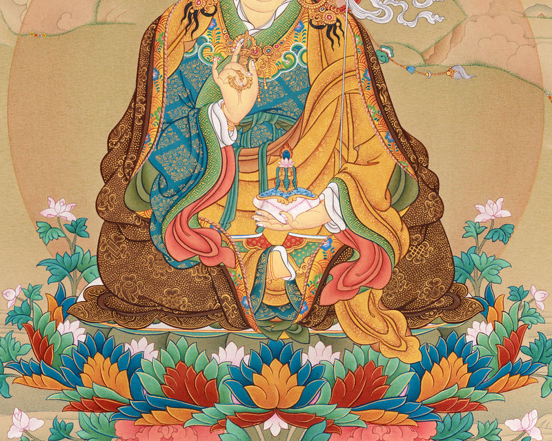 Exclusive Guru Padmasambhava Thangka