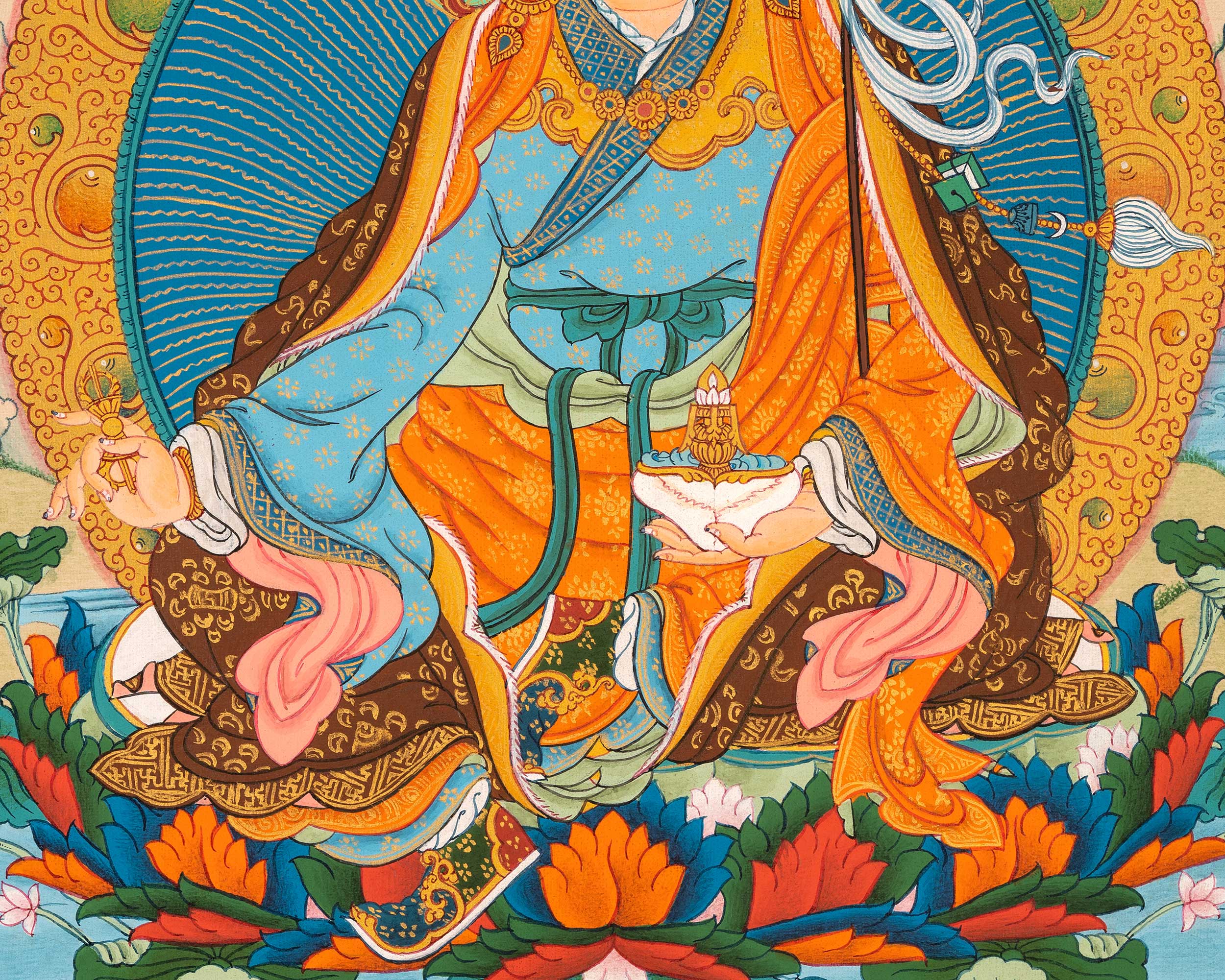 Small Guru Rinpoche Thangka