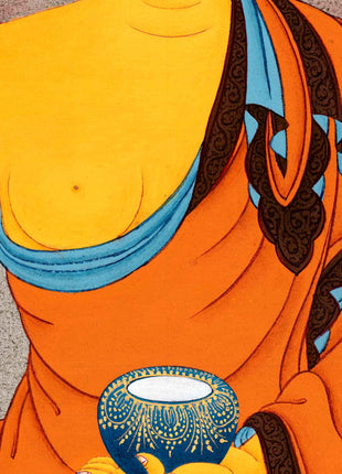 The Buddha's Legacy in Thangka Art | Historical Buddha Shakyamuni | Sacred Meditative Art