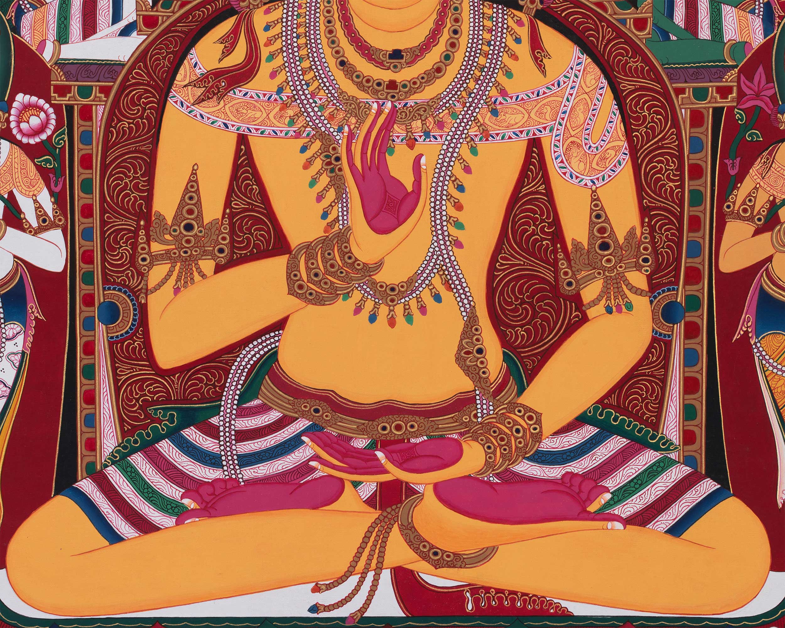Buddha Amoghasiddhi Thangka | One of the Dhyani Buddhas