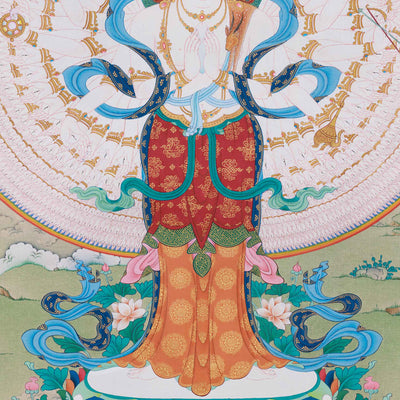 Divine 1000 Armed Avalokiteshvara Art | The Embodiment of Infinite Compassion and Enlightenment