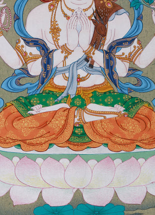 Tibetan Buddha Chenrezig | Spiritual Guardian of Mercy and Peace