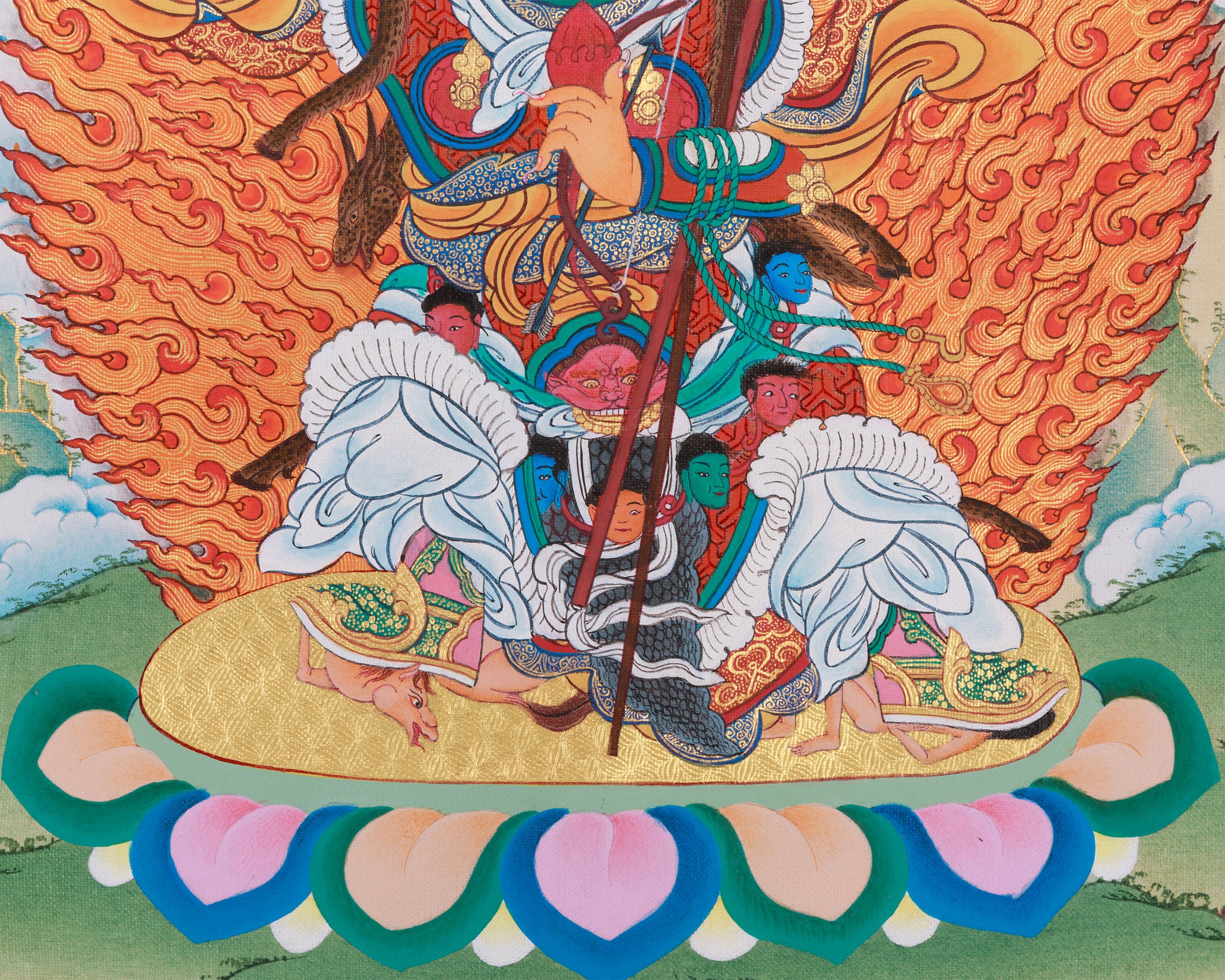 Begtsechen Mahakala Thangka | Wrathful Protector Deity in Tibetan Buddhism