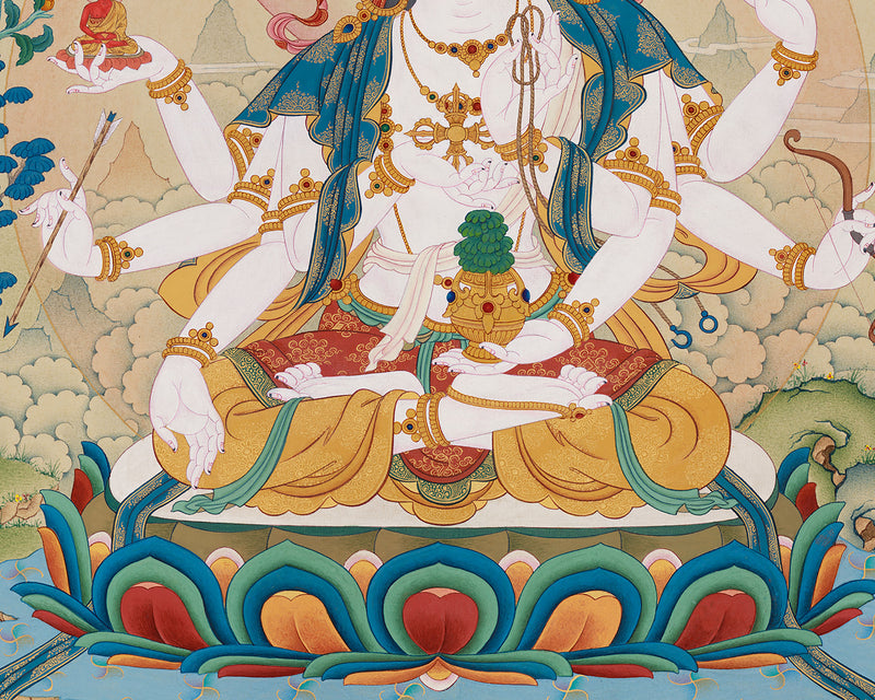 Dakini Namgyalma Thangka | The Deity for Longevity and Protection