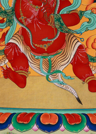 Hayagriva Digital Print | The Divine Guardian | Vajrapani Buddhism | Canvas Art for Spiritual Enhancement