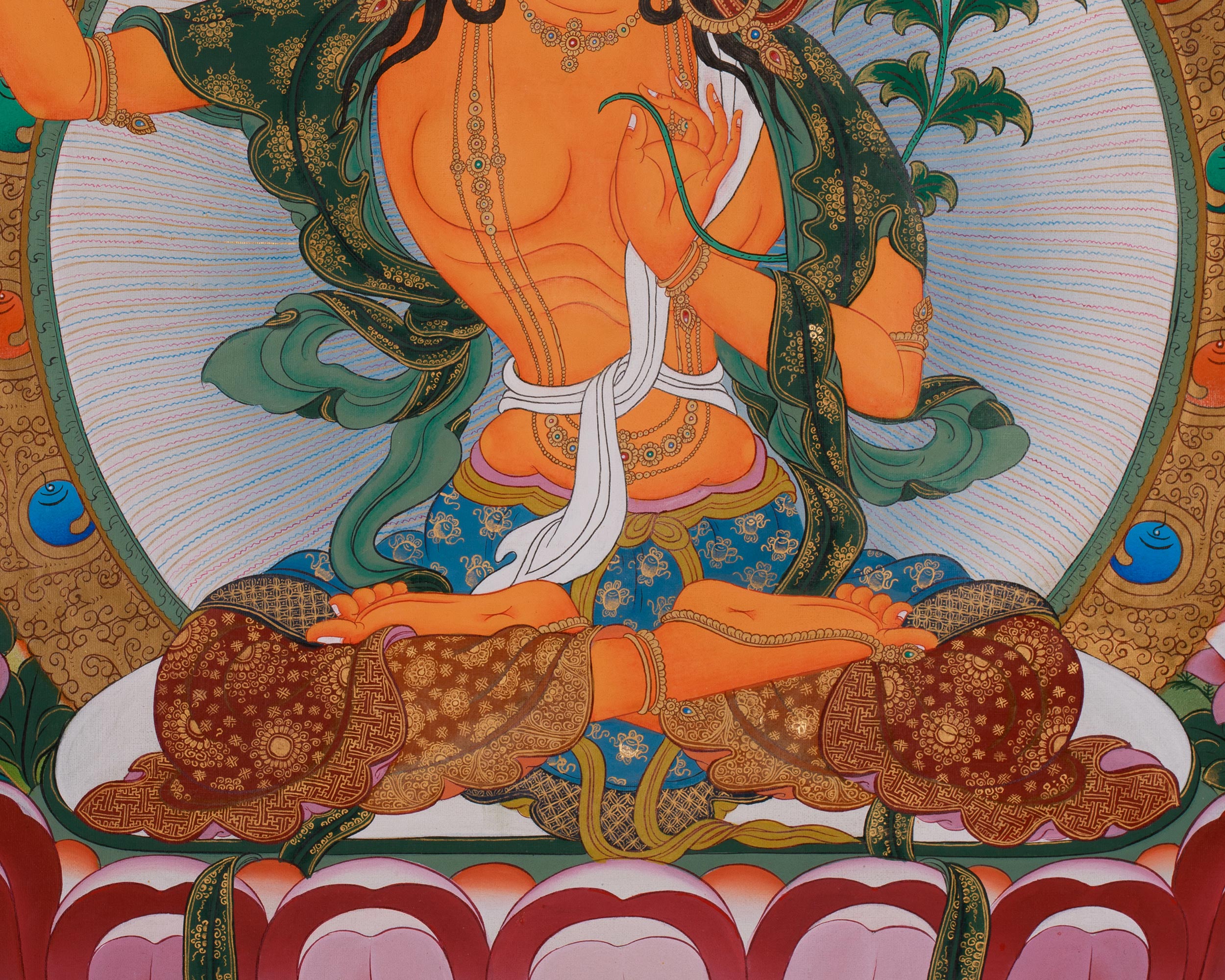 Bodhisattva Manjushri Tibetan Art | Representing Wisdom and Enlightenment
