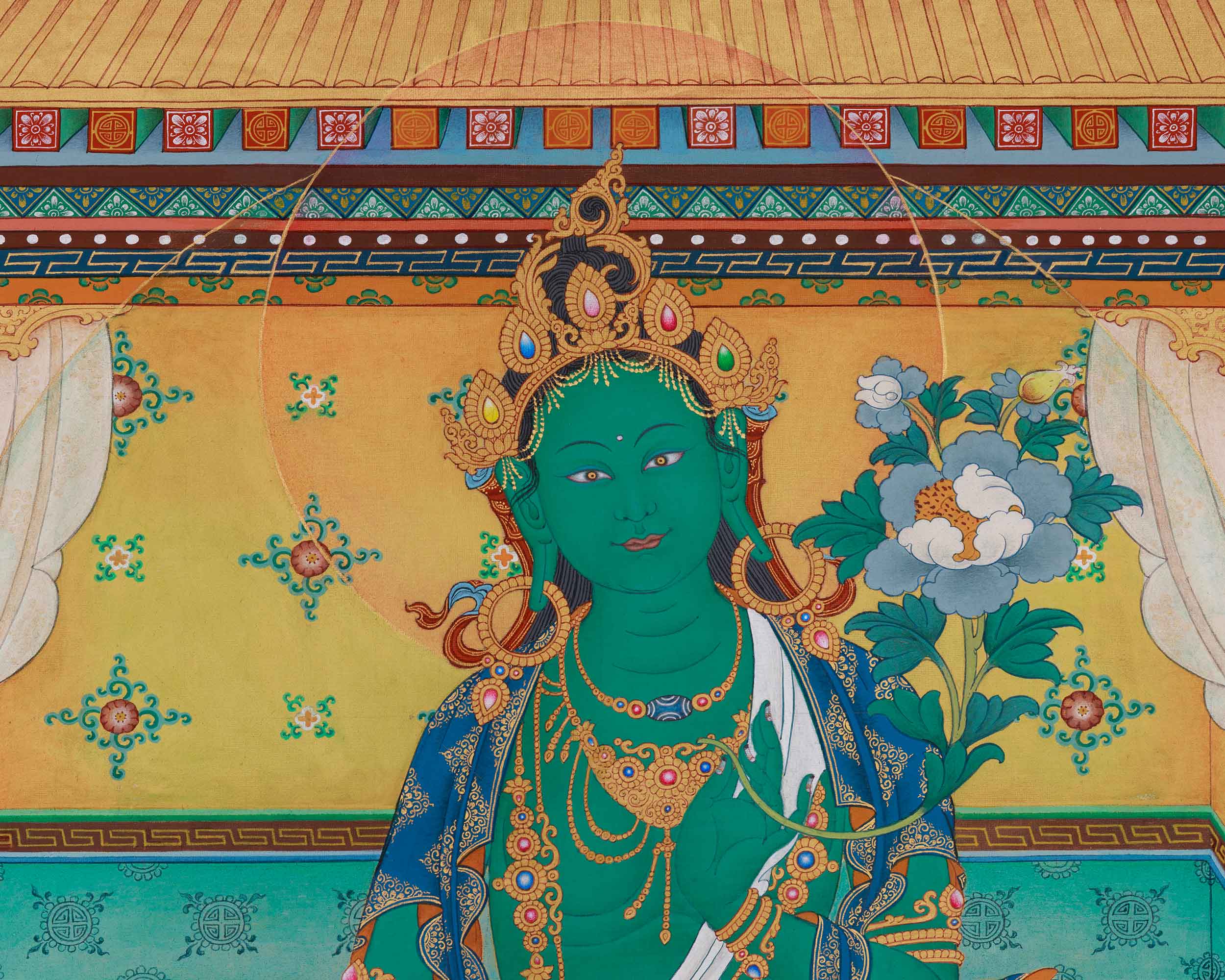 21 Tara Thangka | A Sacred Depiction of Tara's Blessings and Spiritual Power