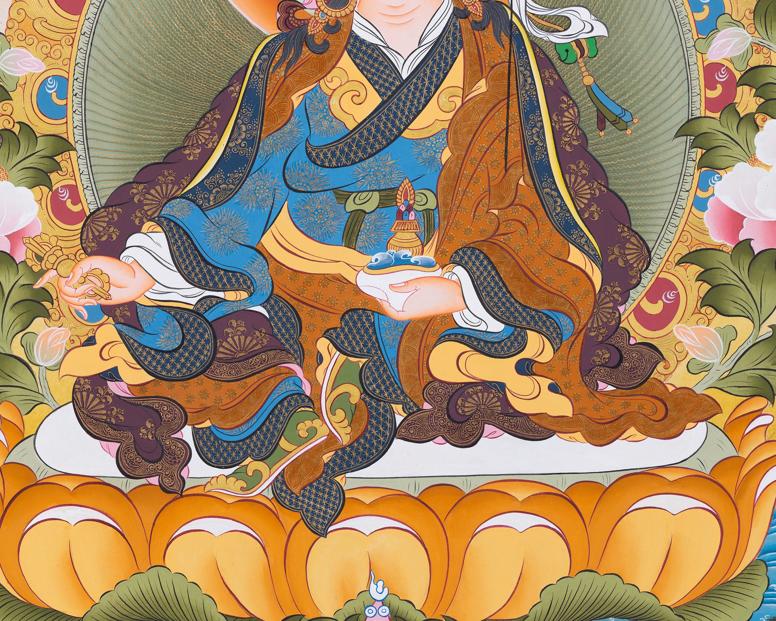 Padmasambhava, Guru Rinpoche | Original Hand Painted Art | Wall Decors