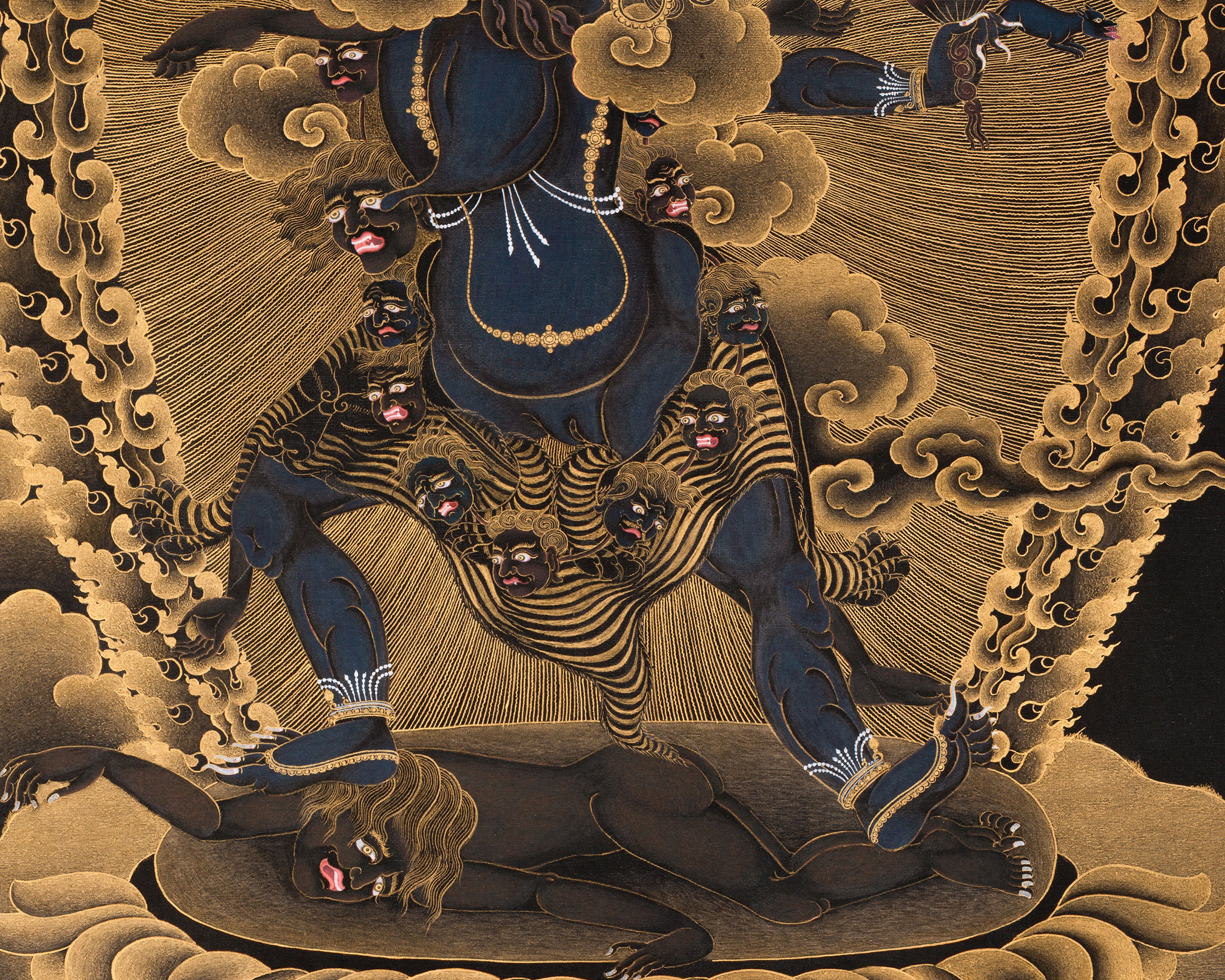 Fierce Ekajati Thangka Print | Goddess of Protection and Fearlessness