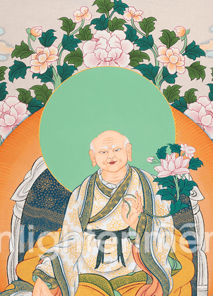 Hand-Painted Sakya Master Thangka Art | Journey to Enlightenment | Thangka Art for Positive Energy