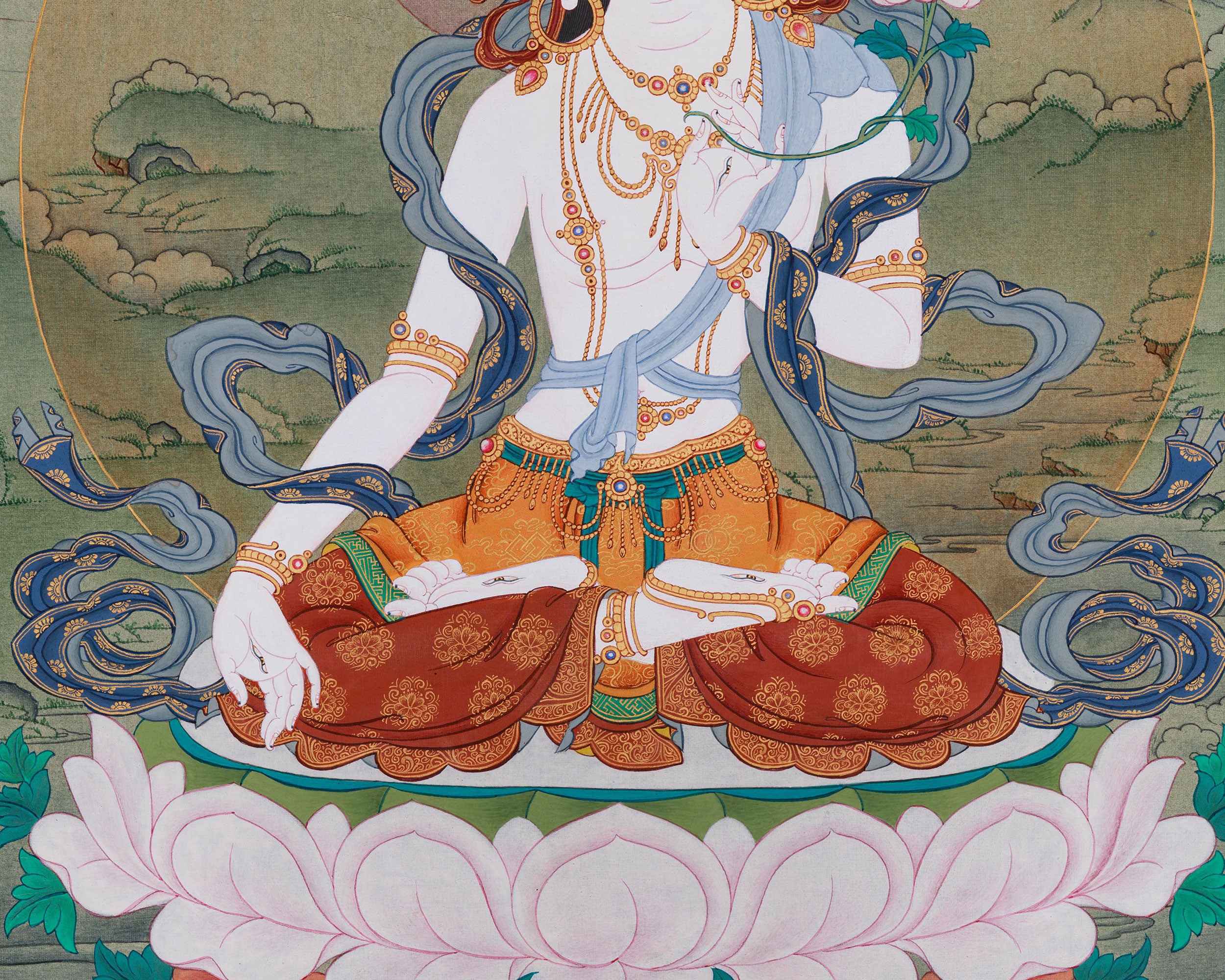 The Divine Compassion of White Tara Female Deity | Goddess of Healing