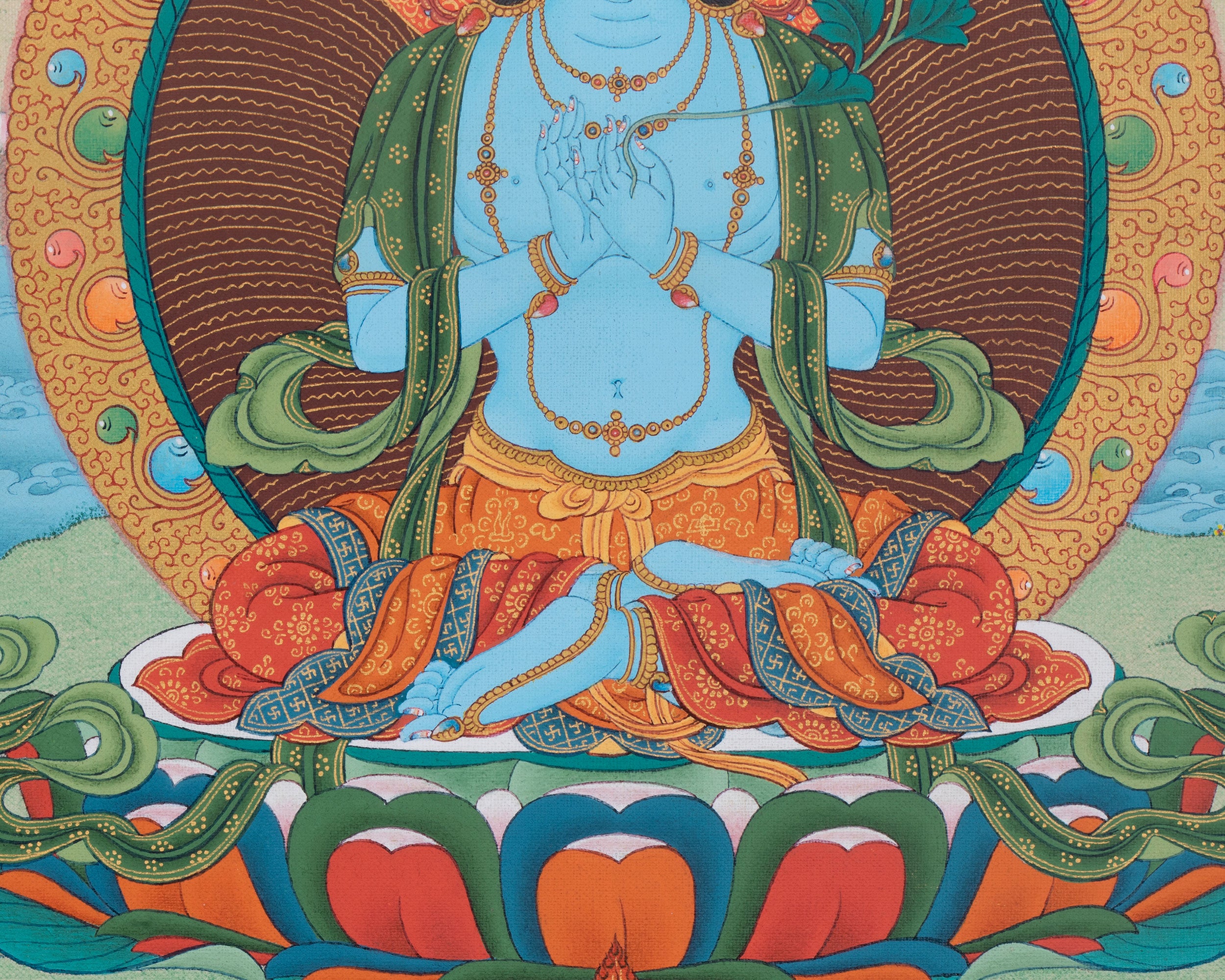 Akasagarbha Print | Bodhisattva of Wisdom and Space