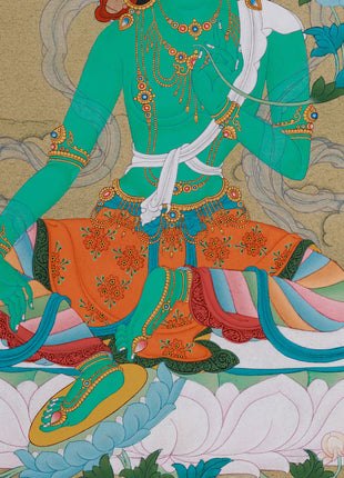 Arya Tara Thangka - Swift Liberator Goddess