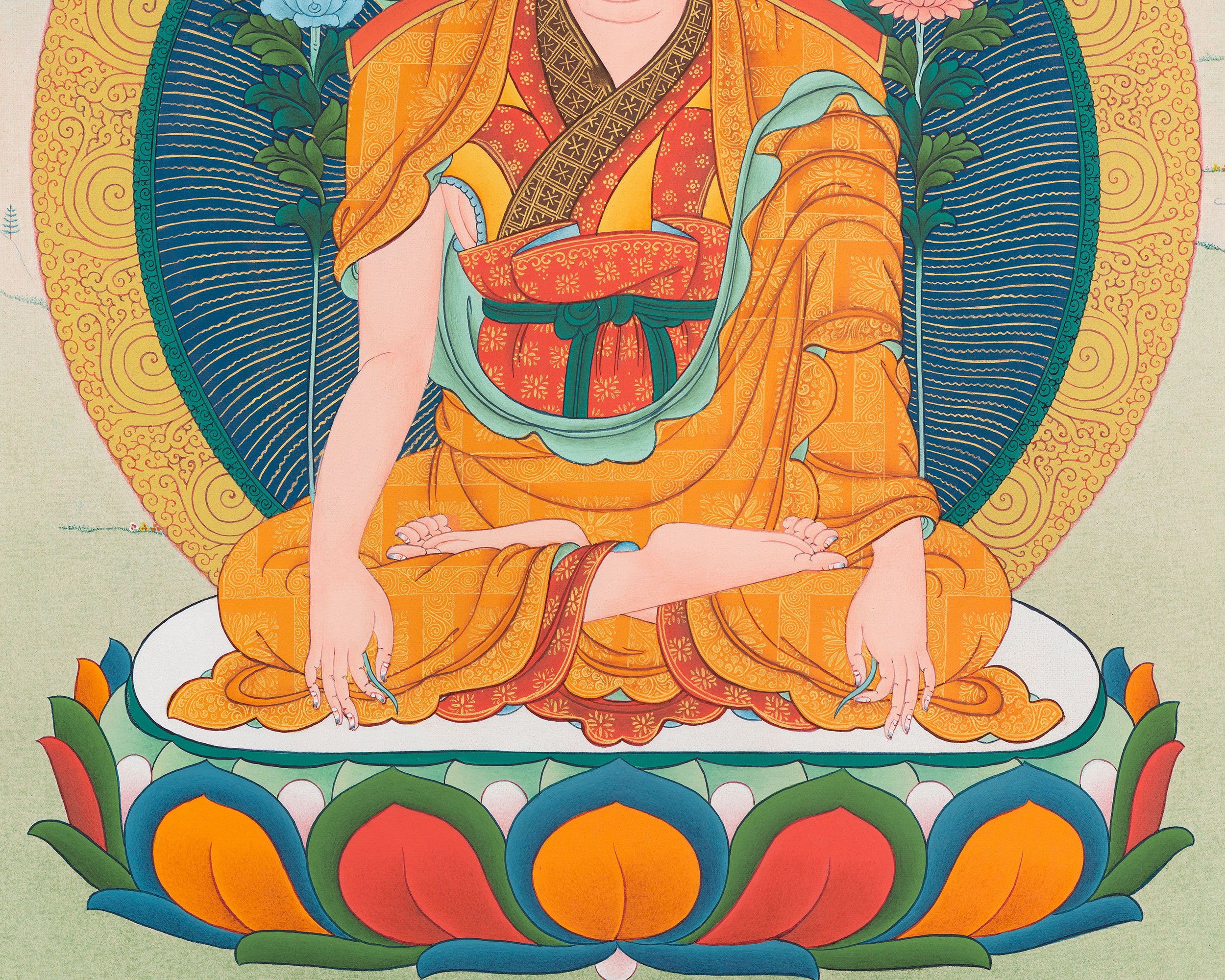 Longchenpa Canvas Print | Tibetan Buddhist Master of Dzogchen