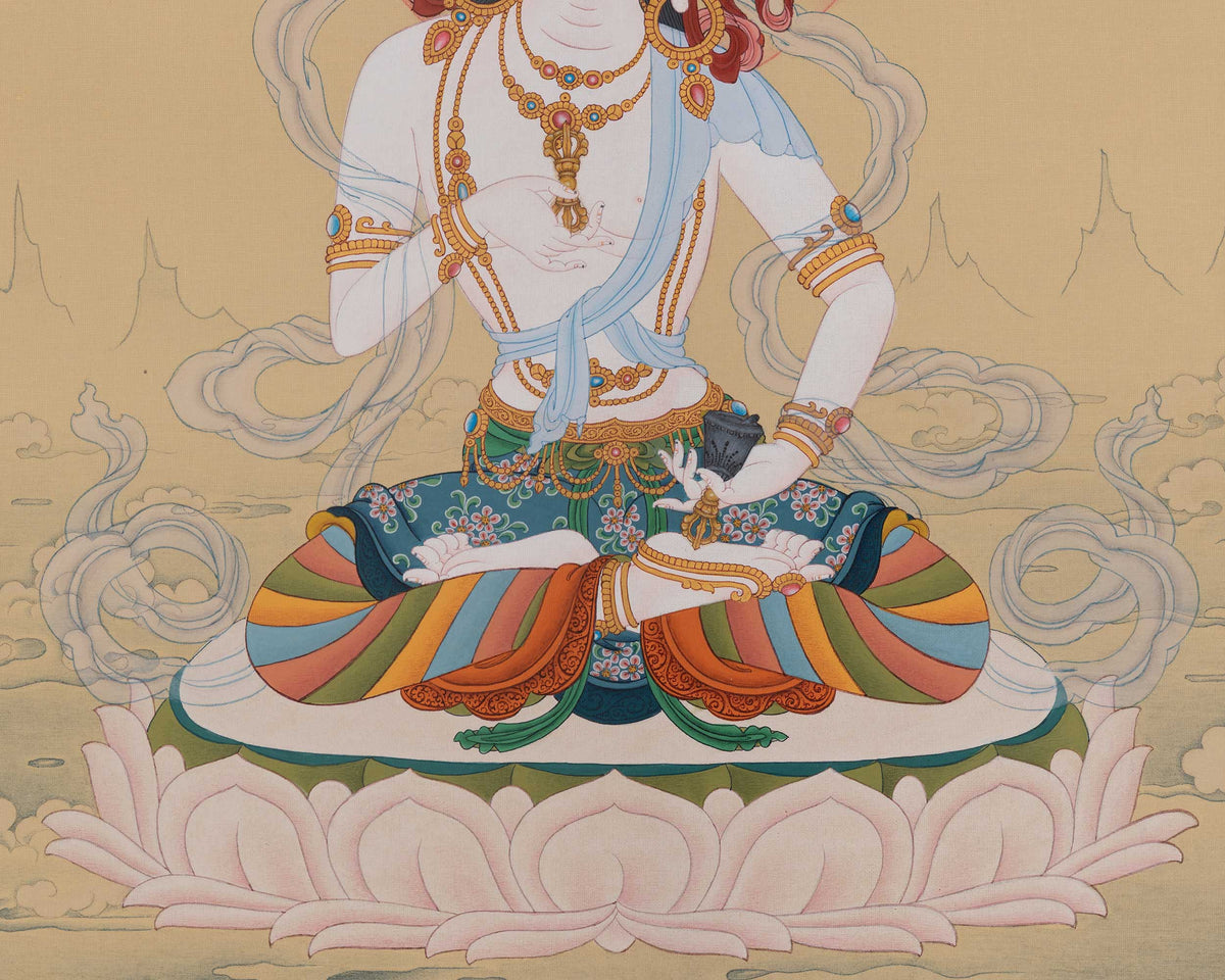 Vajrasattva Buddhist Artwork | The Indestructible Power of Enlightenment