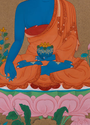 Bhaiṣajyaguru (Medicine Buddha) | Lapis Lazuli Buddha of Healing & Protection