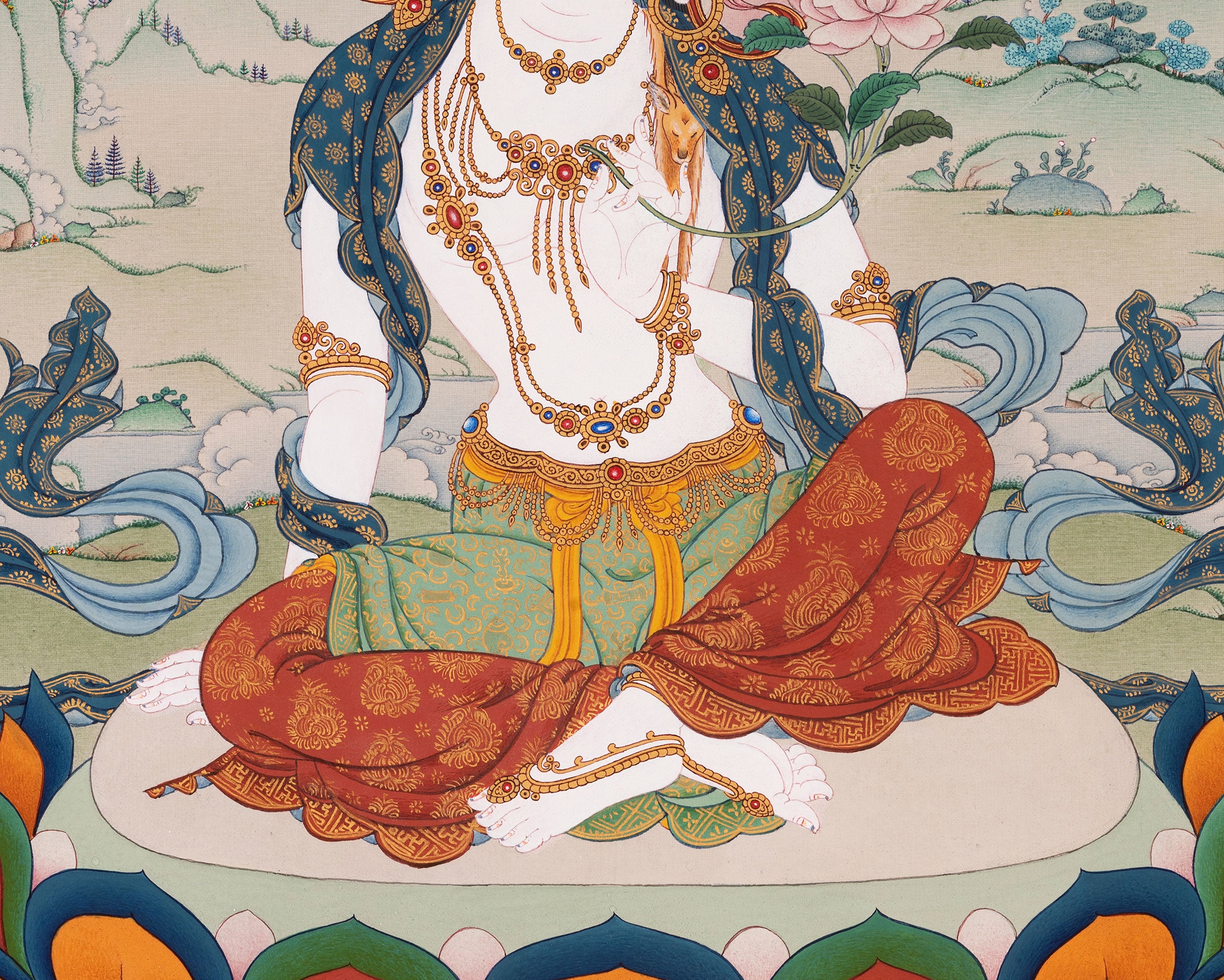 Two-Armed Chenrezig Print | Avalokiteshvara, Bodhisattva of Infinite Compassion