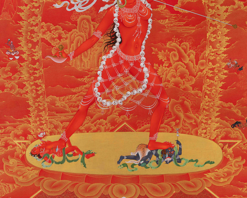 Vajrayogini Thangka Print | Ugra Tara | The Wisdom Dakini