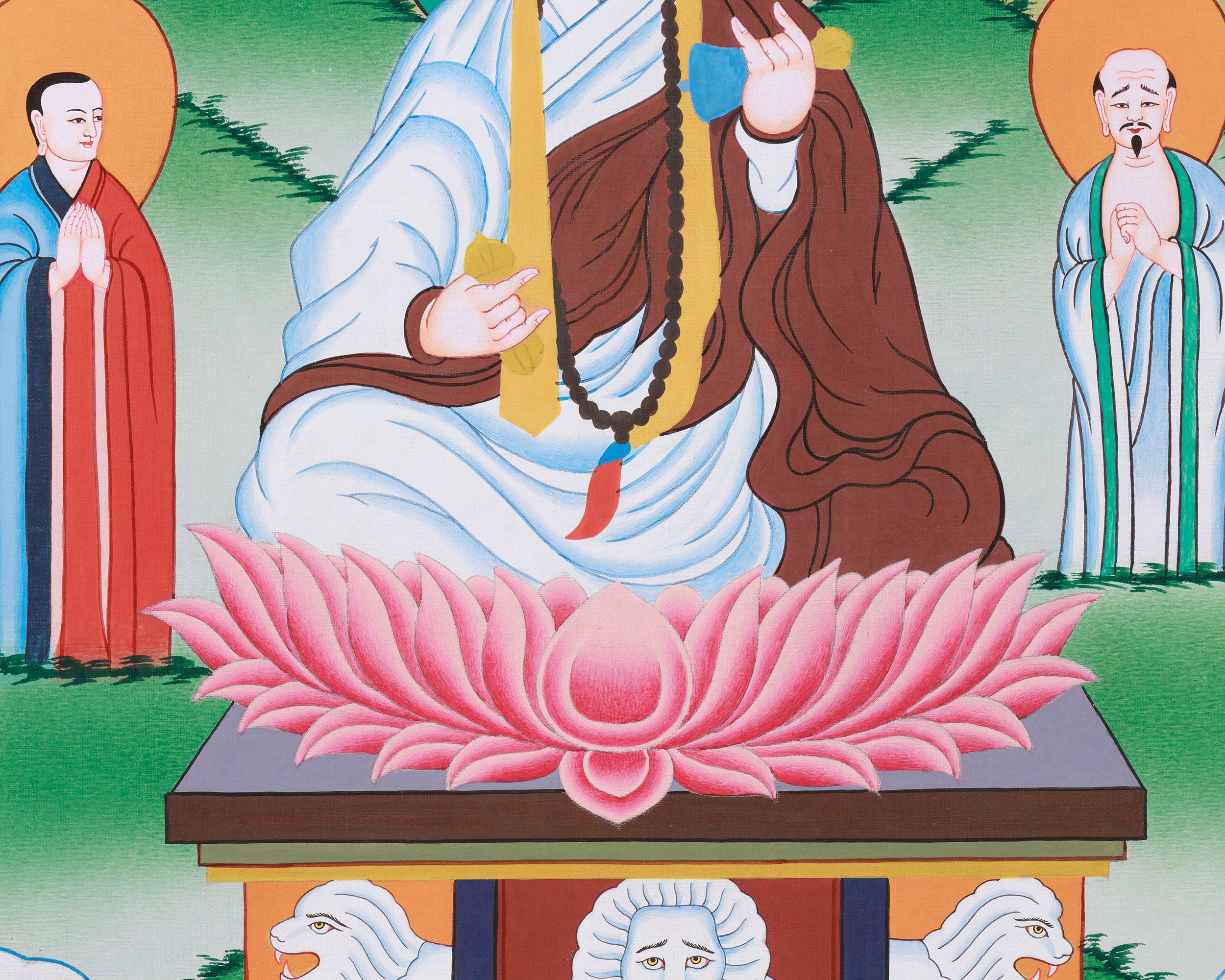 Tibetan Bodhisattva Thangka | Sacred Himalayan Buddhist Art