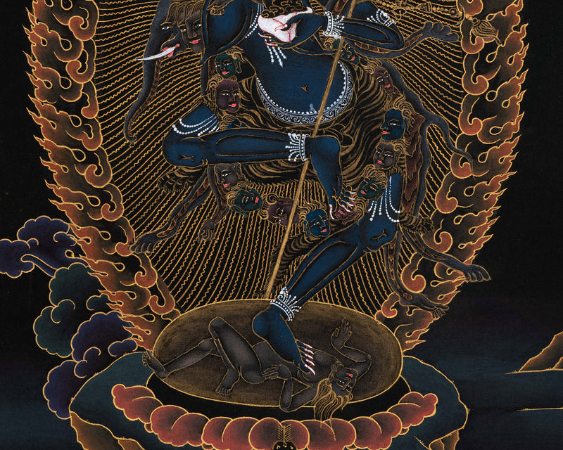 Wrathful Deity Simhamukha | Lion-Headed Dakini of Protection