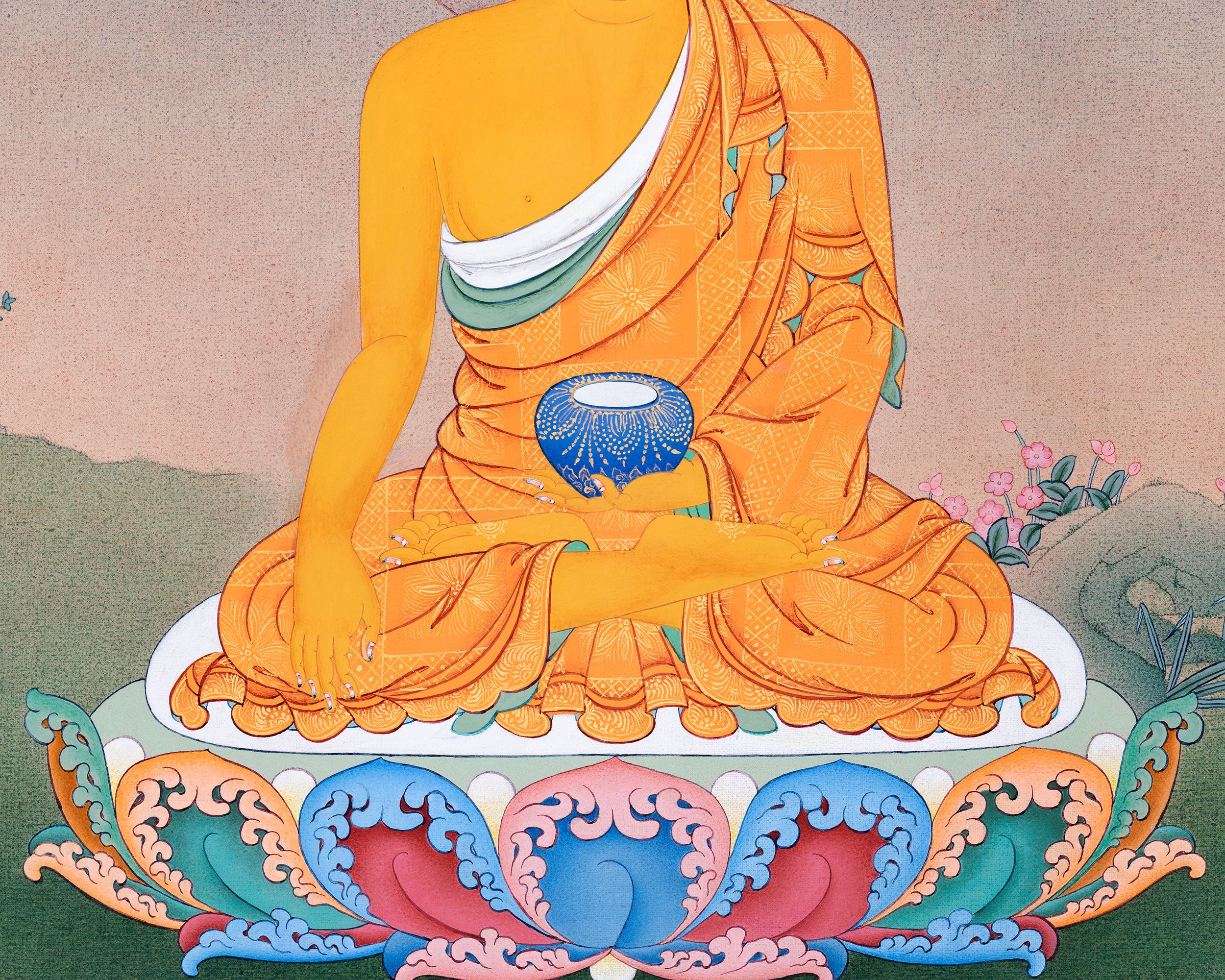 Historical Buddha, Shakyamuni Canvas Print | Path to Enlightenment