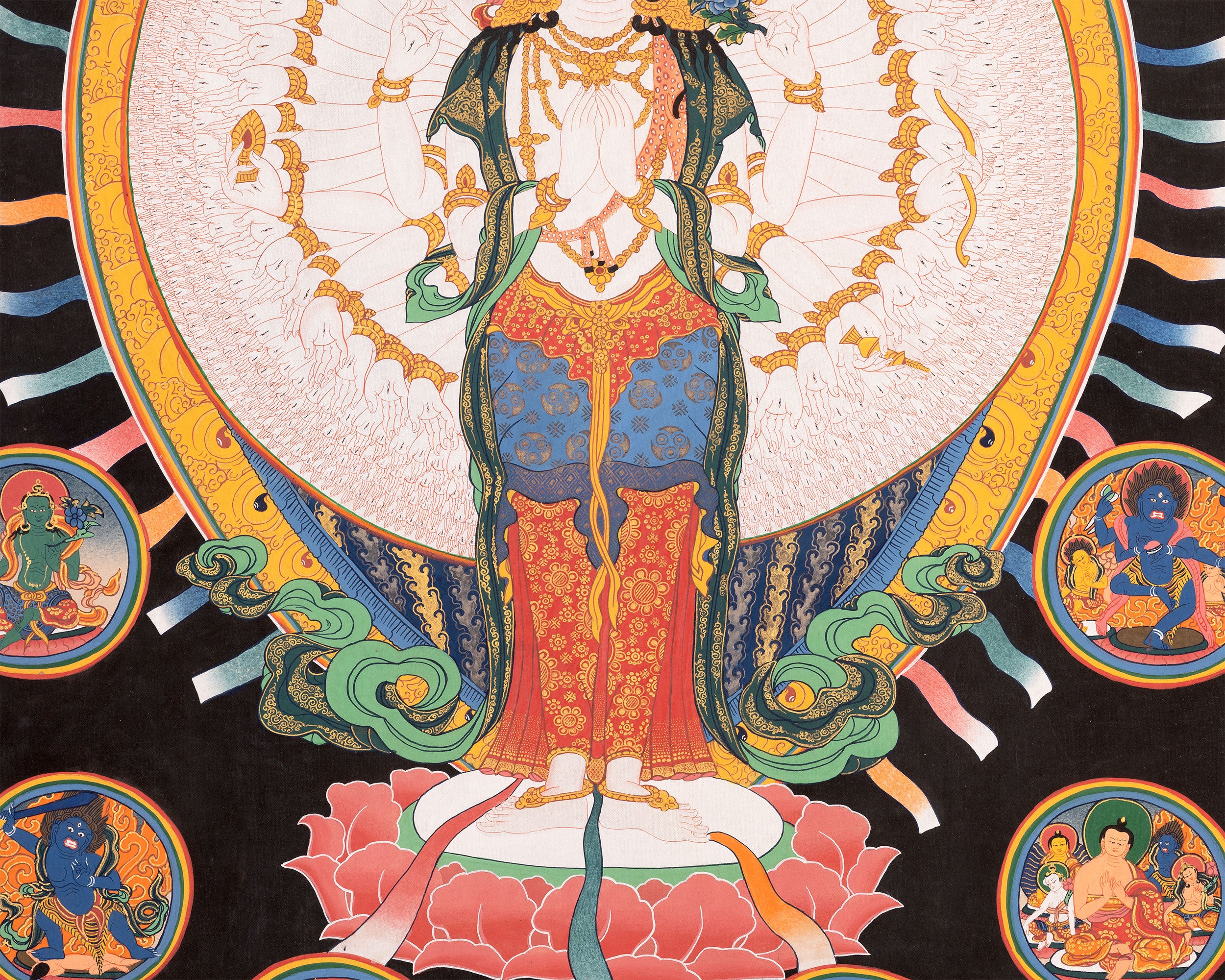 Avalokiteshvara Thangka | Buddhist Painting