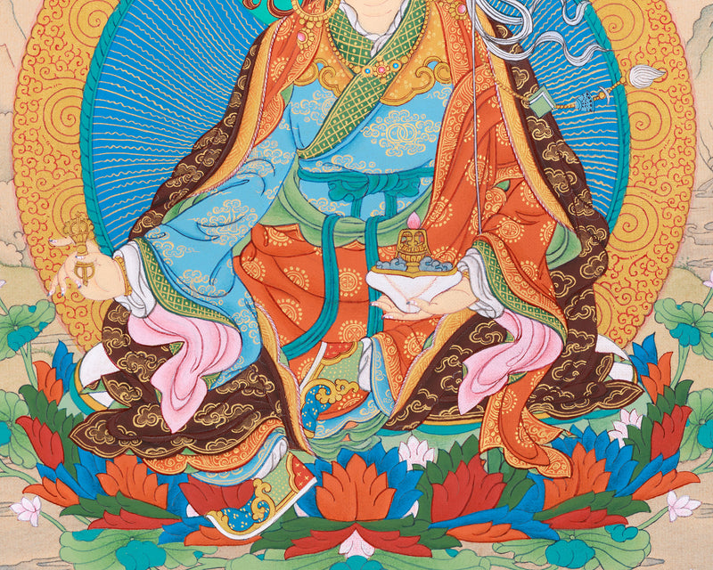 Guru Rinpoche Gold Thangka