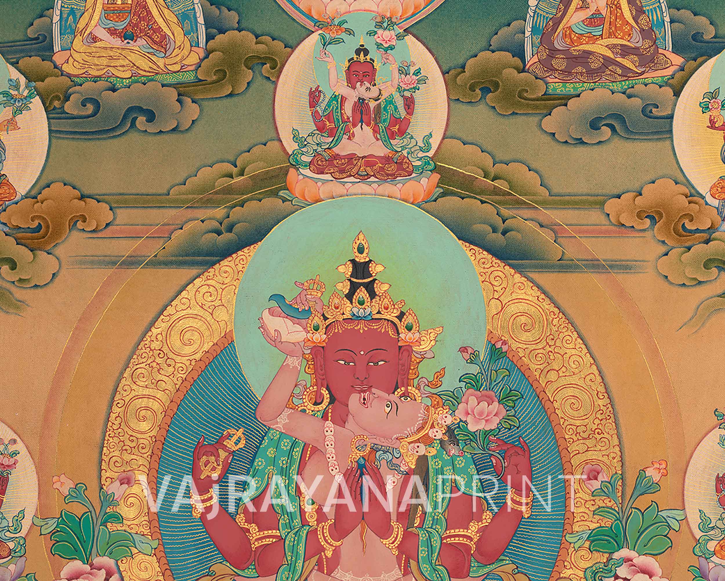 Mount Chenresig | Bodhisattva Art| Buddhist Wall Decor