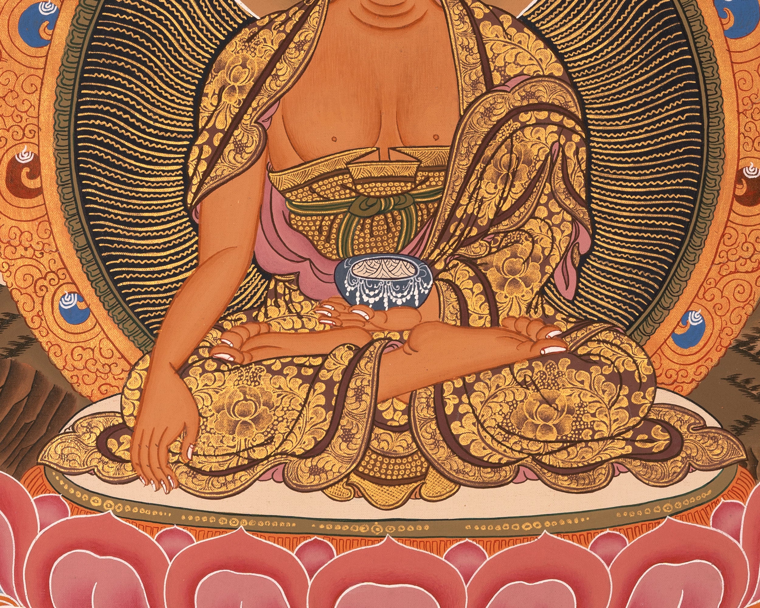 Buddhist Shakyamuni Buddha | Religious Buddhist Paint
