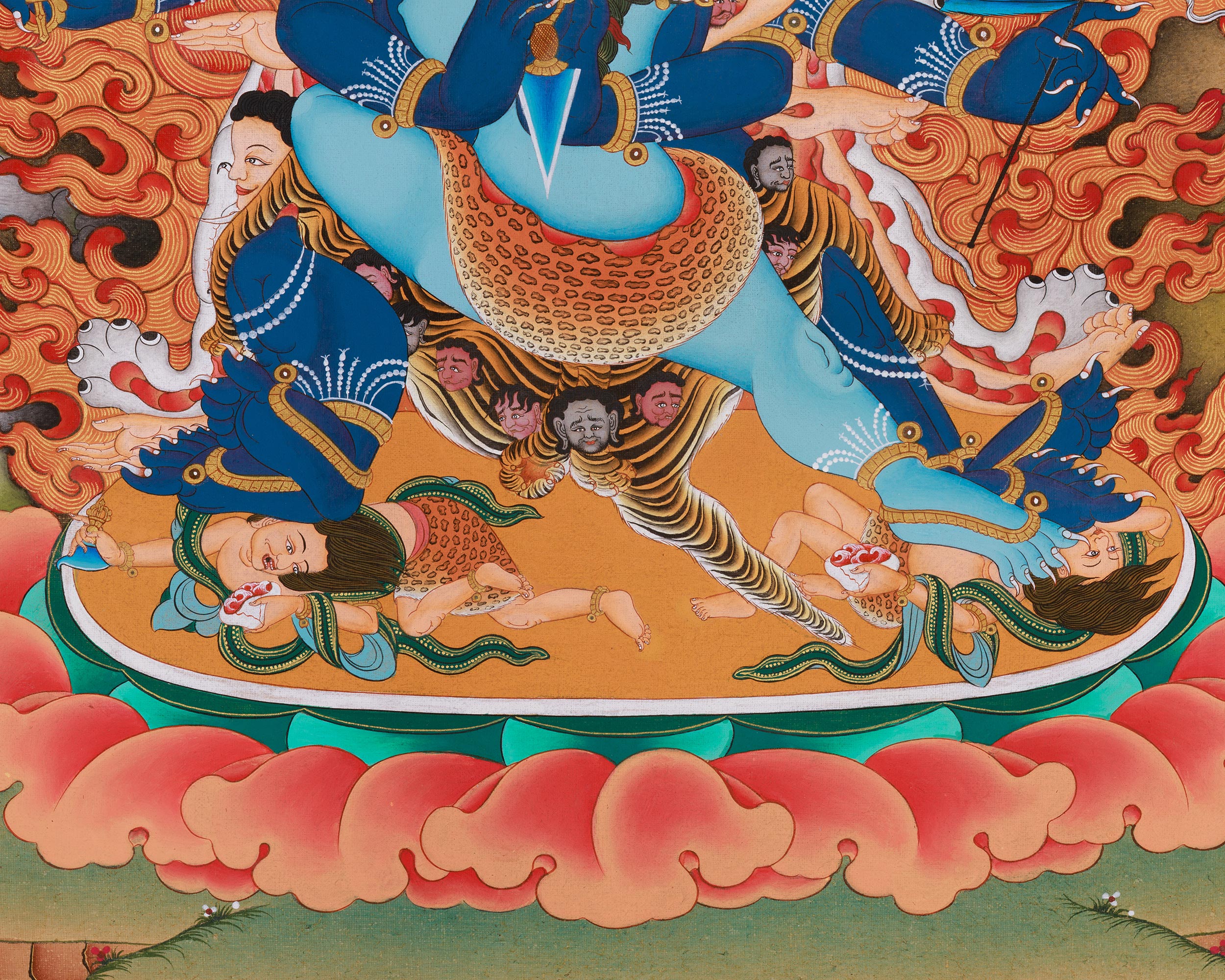 Vajrakilaya Print | Yidam (Meditational Deity) | Giclee Canvas Print