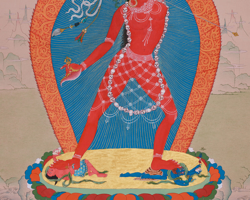 Vajrayogini, Buddhist Dakini Thangka