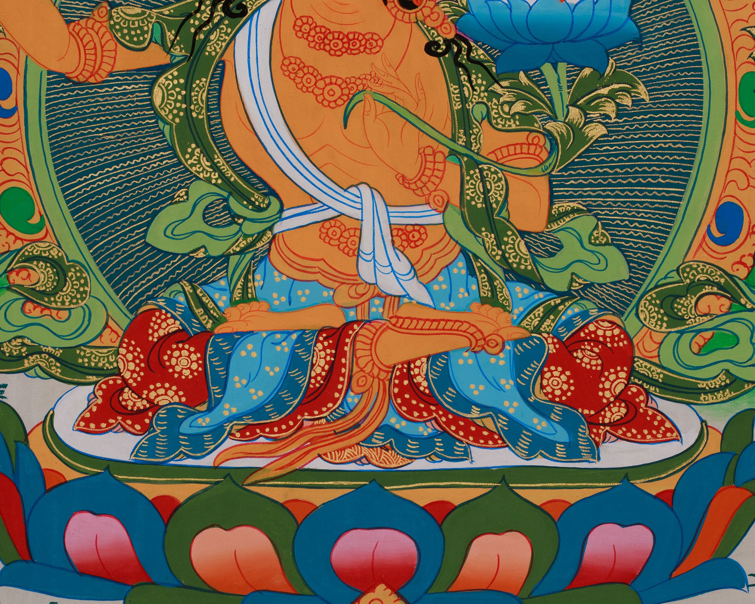 Wisdom Deity, Manjushri Artwork | Bodhisattva of Clarity and Perfected Knowledge