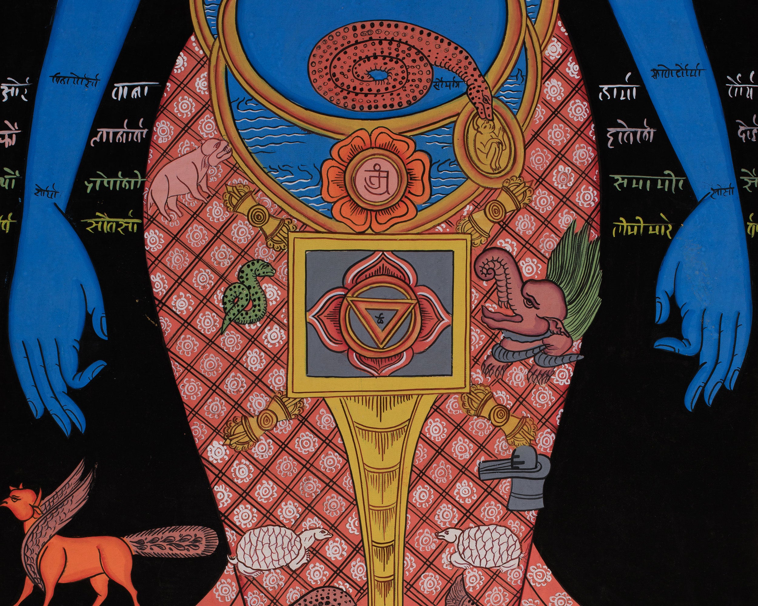Chakra Kundalini Thangka | Sacred 7 Chakra Energy Thangka for Inner Balance