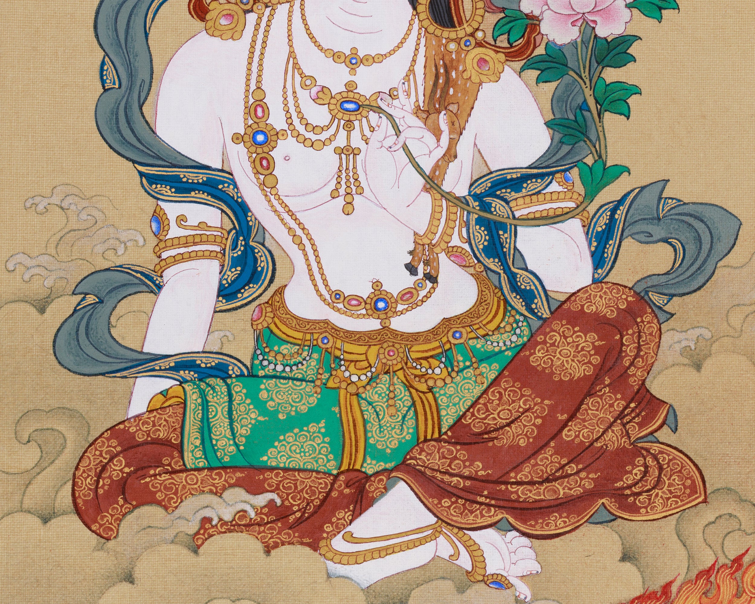 Chenrezig With Manjushri & Vajrapani | A Triad of Enlightened Energy