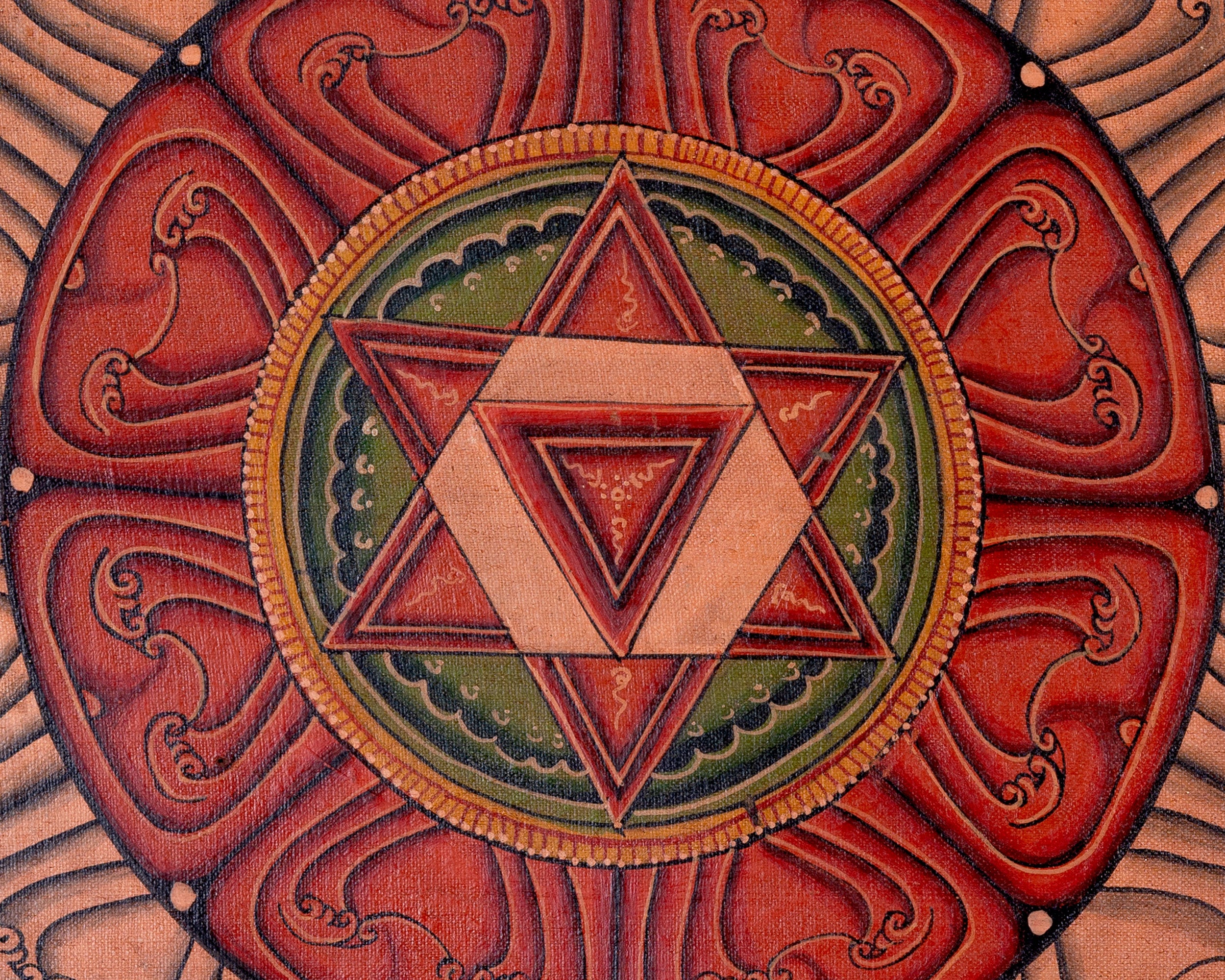 Yantra Mandala | Religious Buddhist Thangka Art | Wall Decors