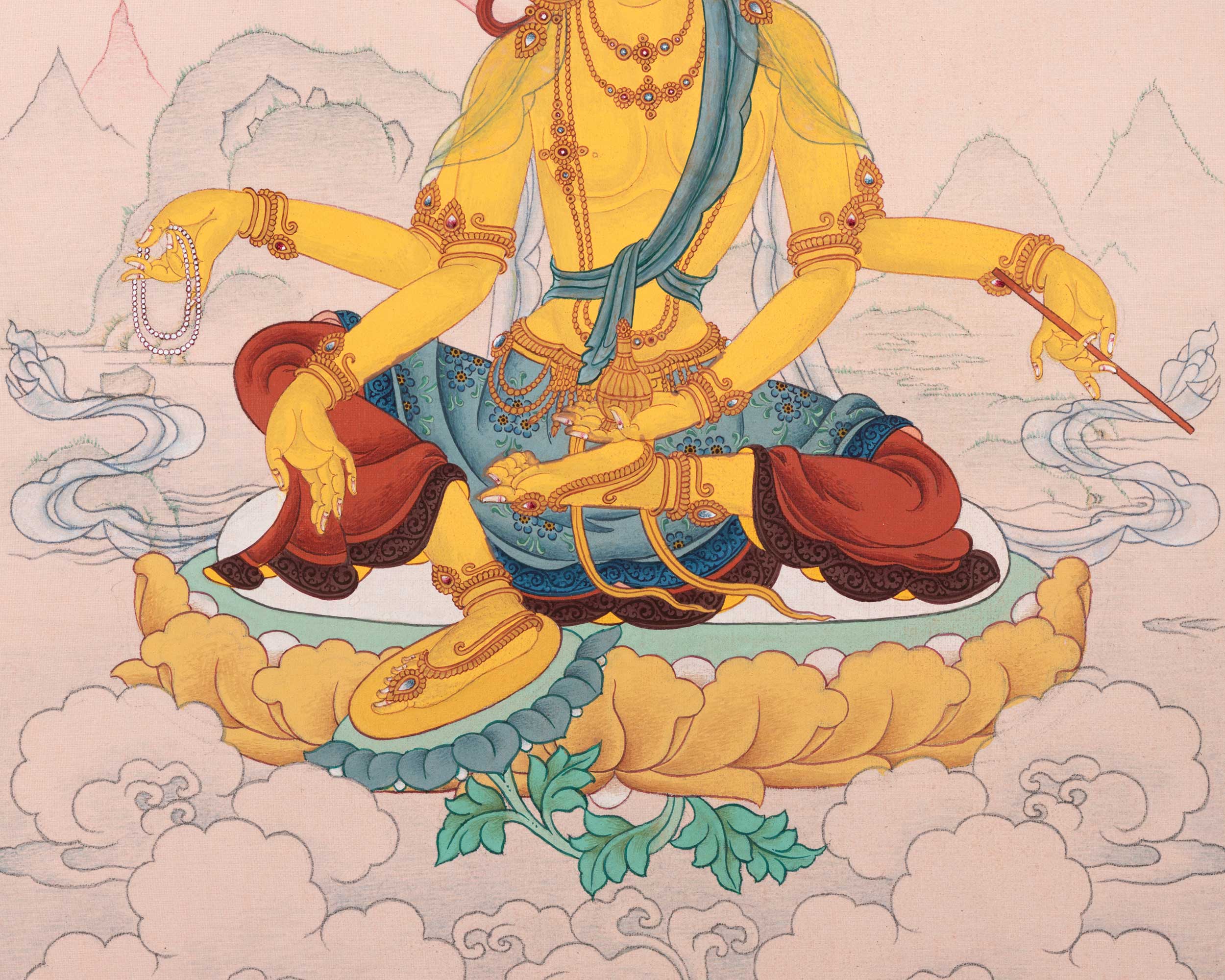 Usnishavijaya Tara | 21 Tara of Surya Gupta Thangka