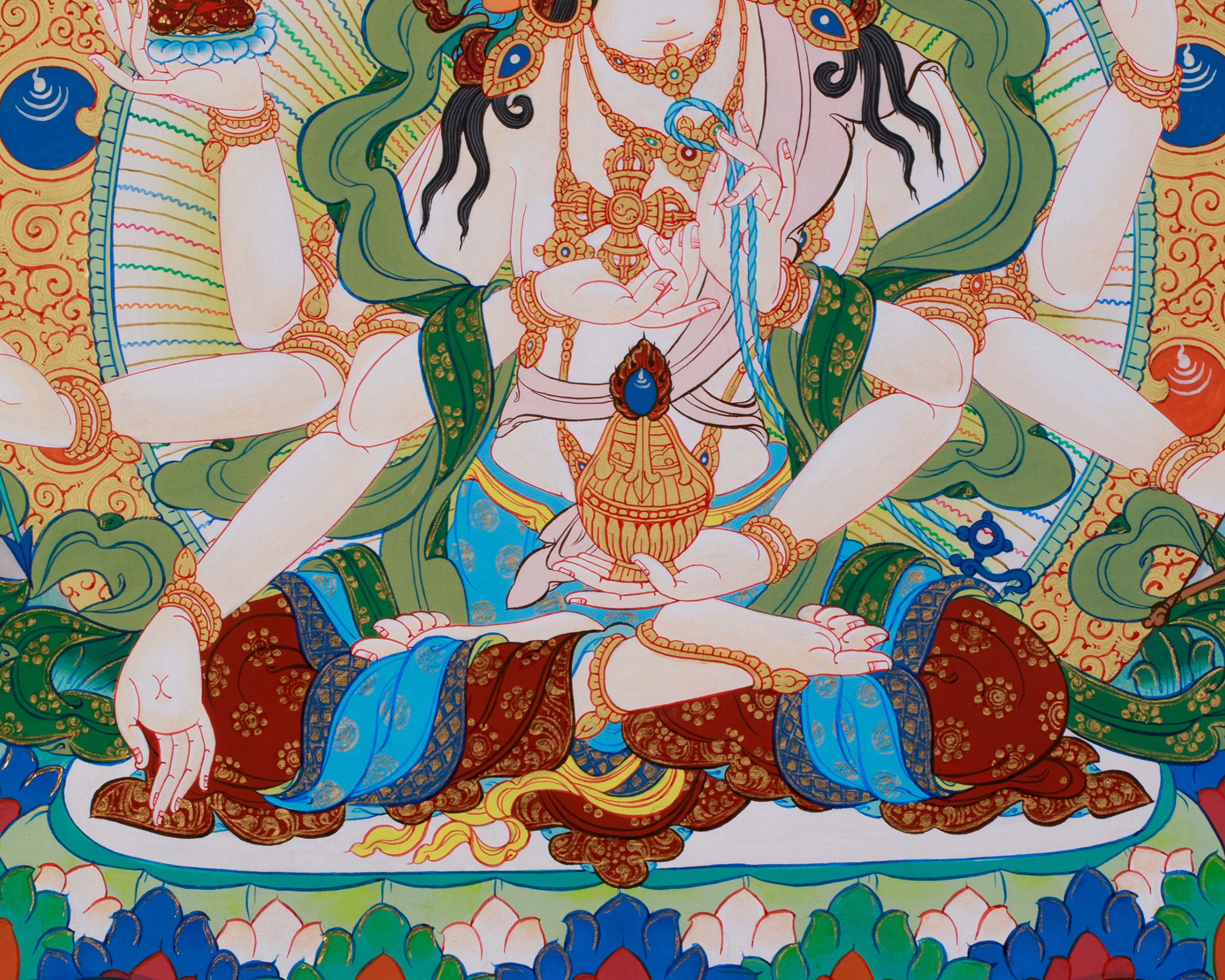 Ushnisha Vijaya, Namgyalma Thangka | Longevity & Purification Art
