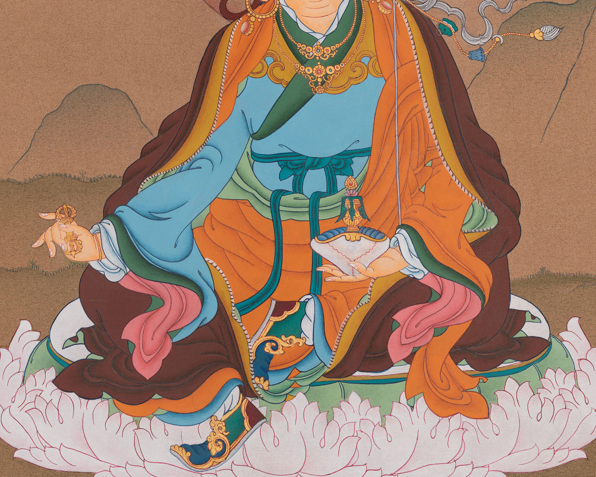 Authentic Guru Rinpoche Thangka | Padmasambhava Buddhist Art