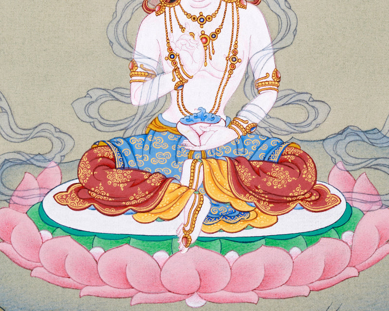 Guru Consort Yeshe Tsogyal Thangka - Unique Spiritual Decor