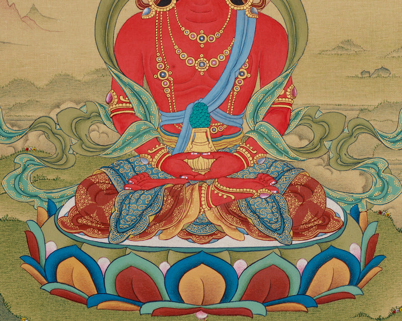 Buddha Amitayus Artistry | A Vision of Eternal Life