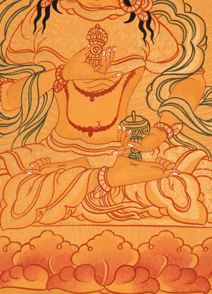 Thangka of Vajrasattva | The Deity of Purification & Spiritual Transformation