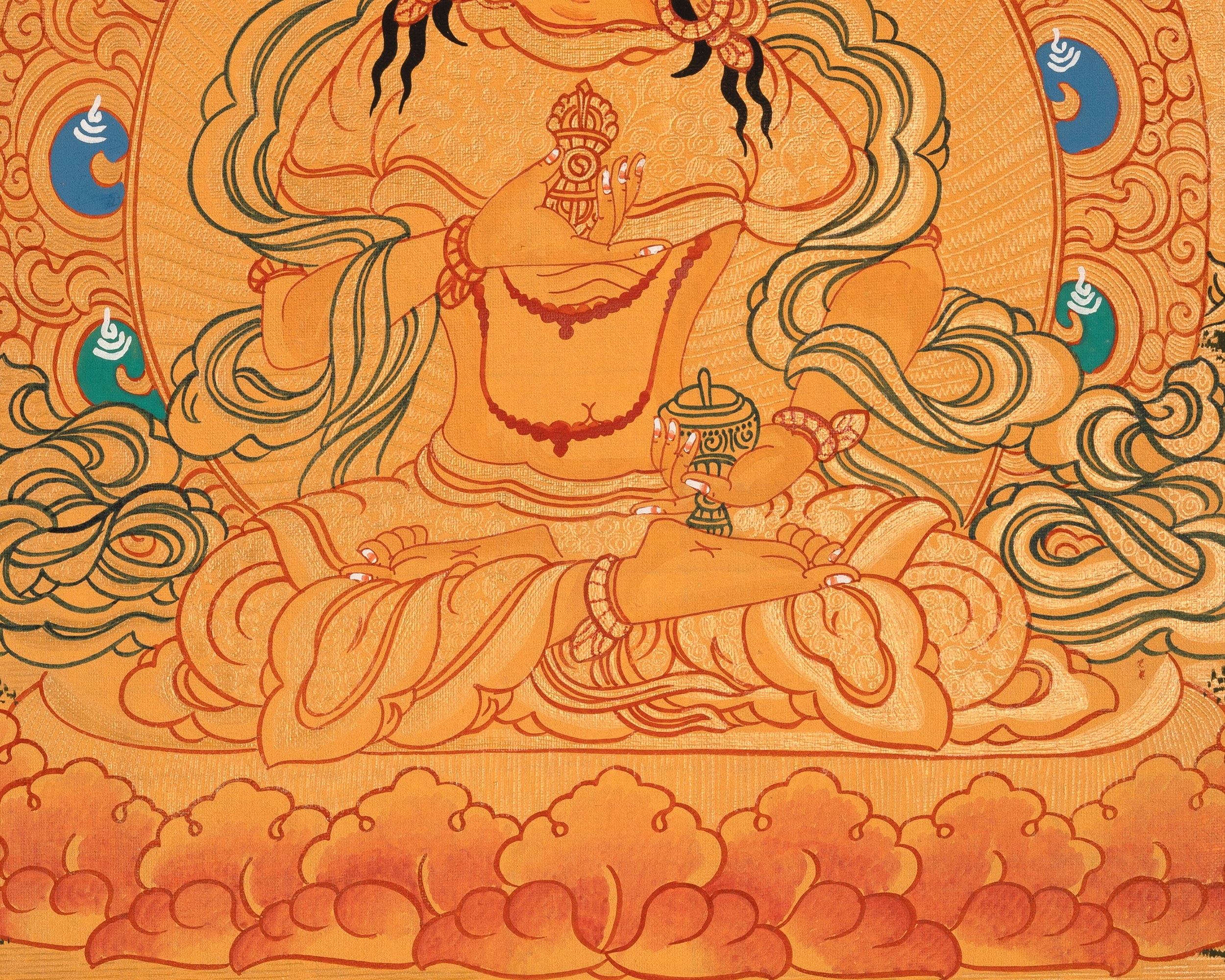 Thangka of Vajrasattva | The Deity of Purification & Spiritual Transformation
