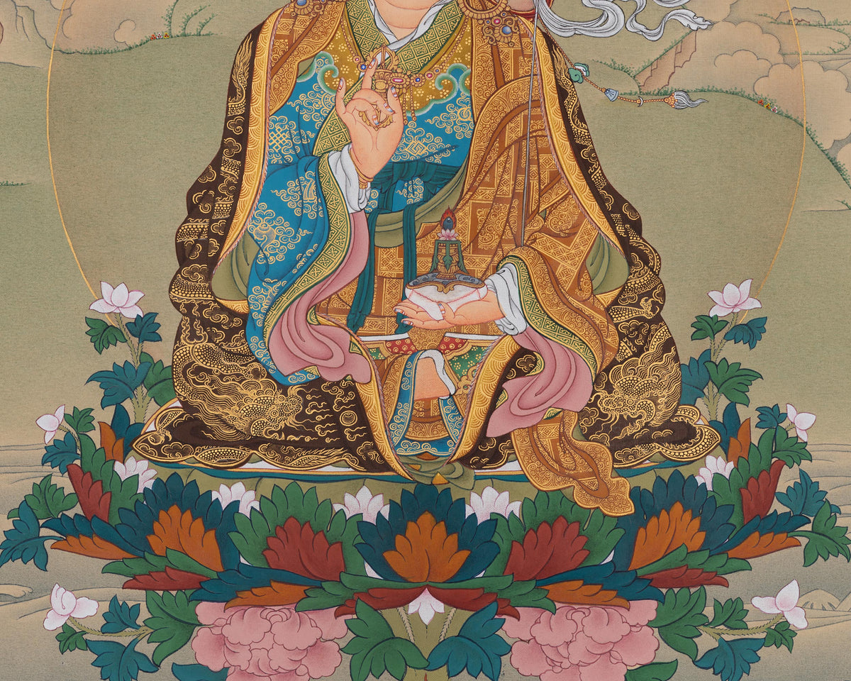 Guru Rinpoche Vajrayana Artwork | The Second Buddha | Lotus-Born Master