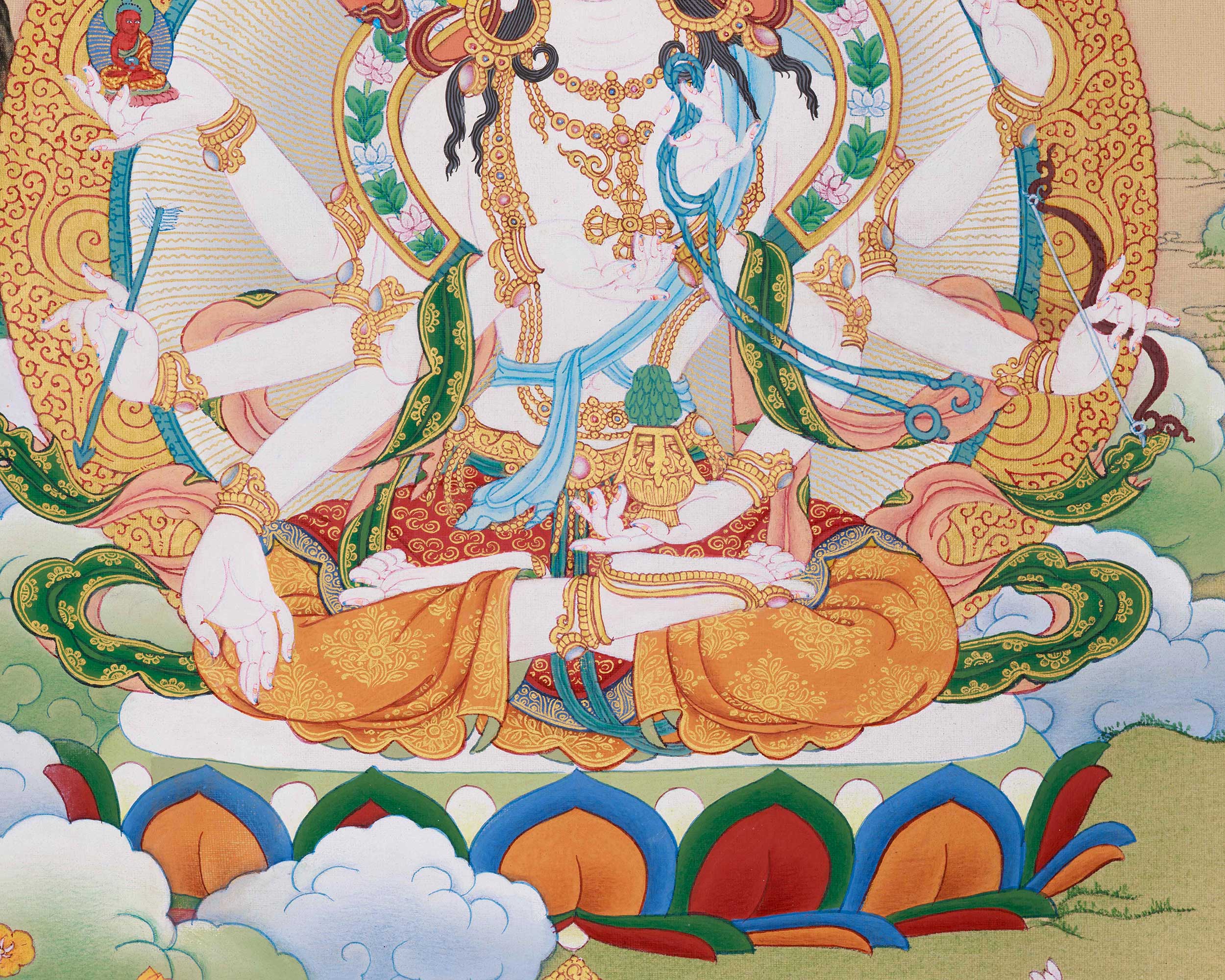 Namgyalma, White Tara, and Amitayus Buddha | A Sacred Trio of Healing, Compassion, and Longevity