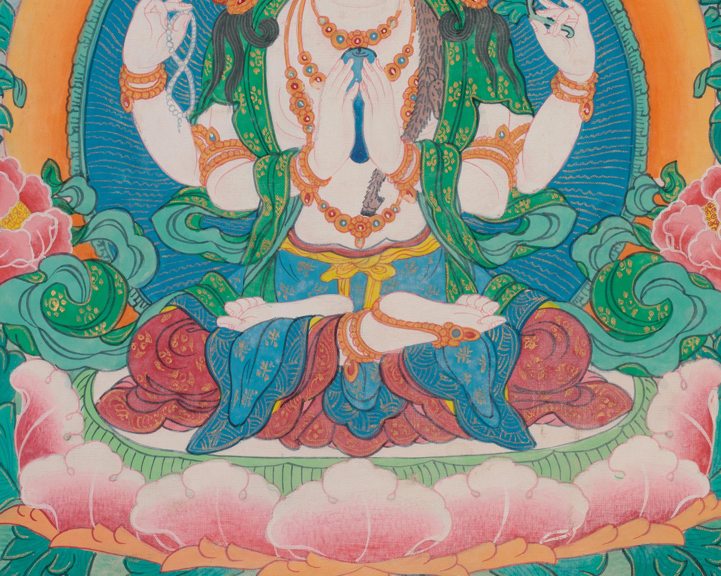 Chenrezig Bodhisattva of Great Compassion | 4 Armed Avalokiteshvara
