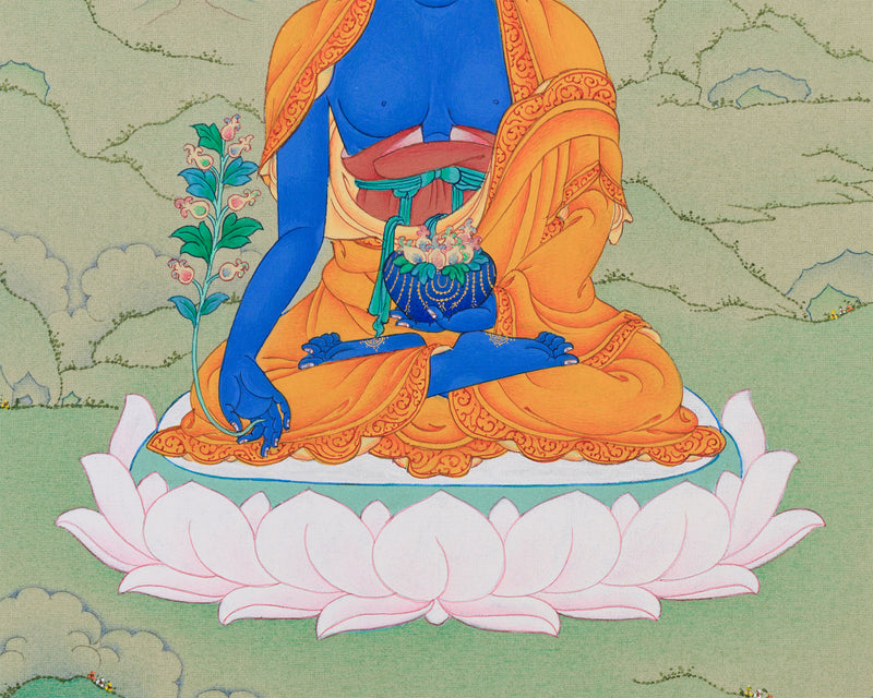 Small Buddha of Healing Painting